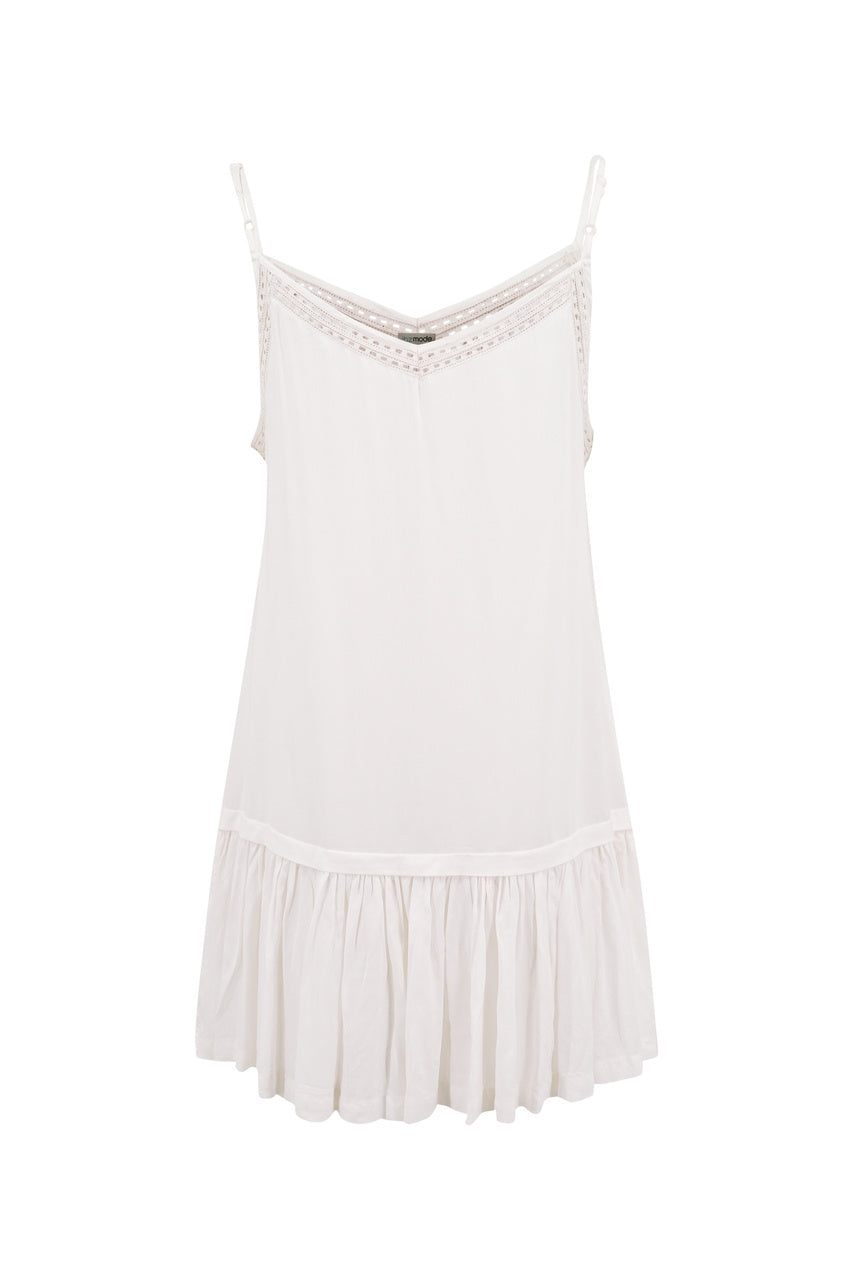 Bohemian jurk in ivory van ibzmode, Brands of Ibiza