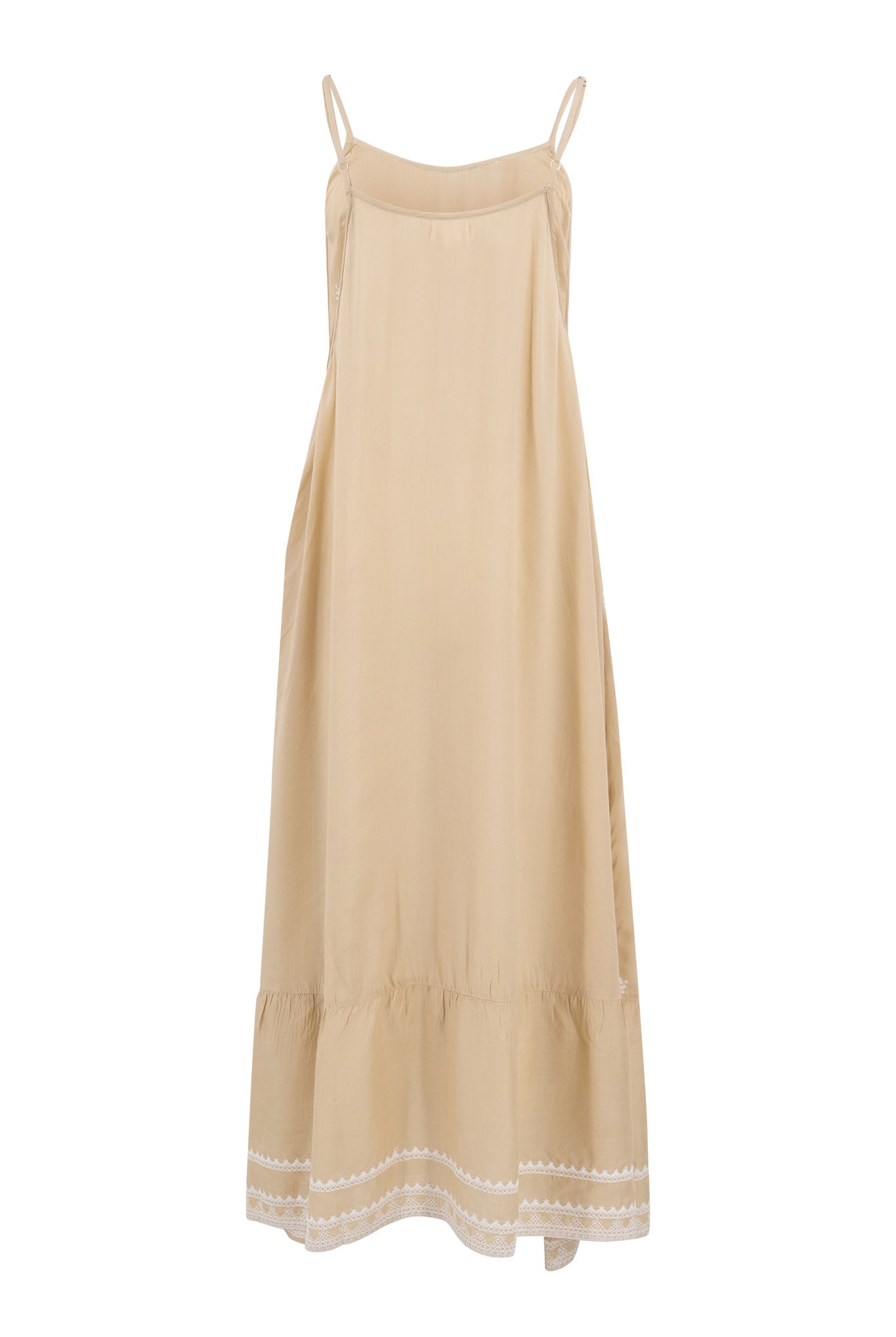 Bohemian jurk in sand van ibzmode, Brands of Ibiza