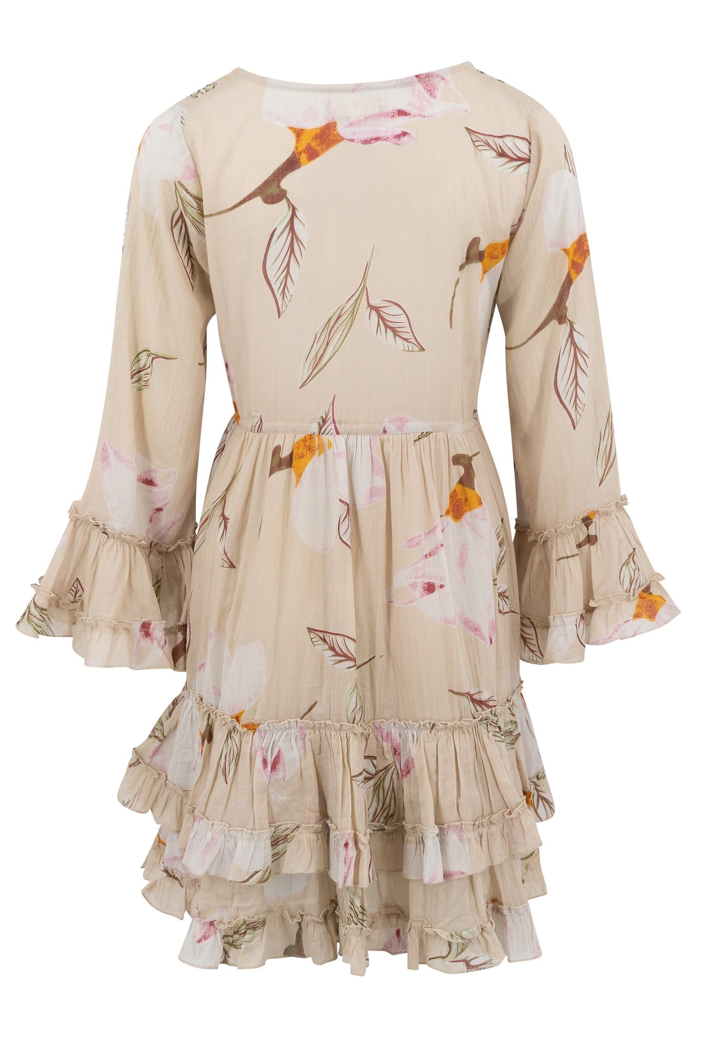 Bohemian jurk in sand van ibzmode, Brands of Ibiza