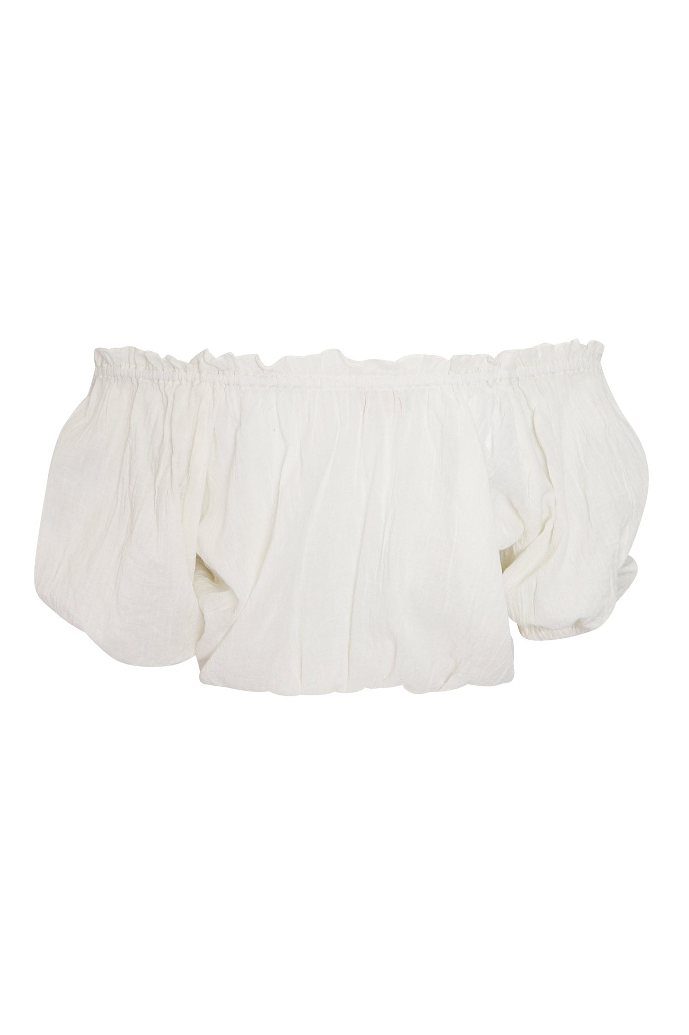 Bohemian top in ivory van ibzmode, Brands of Ibiza