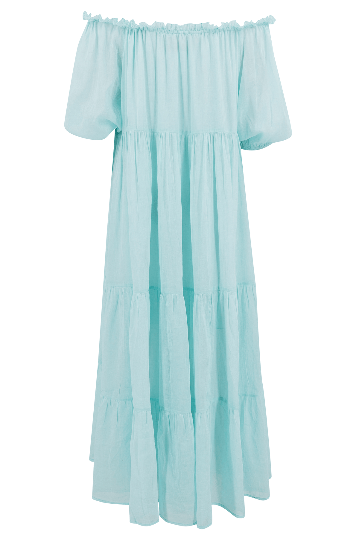 Bohemian jurk in aqua van ibzmode, Brands of Ibiza