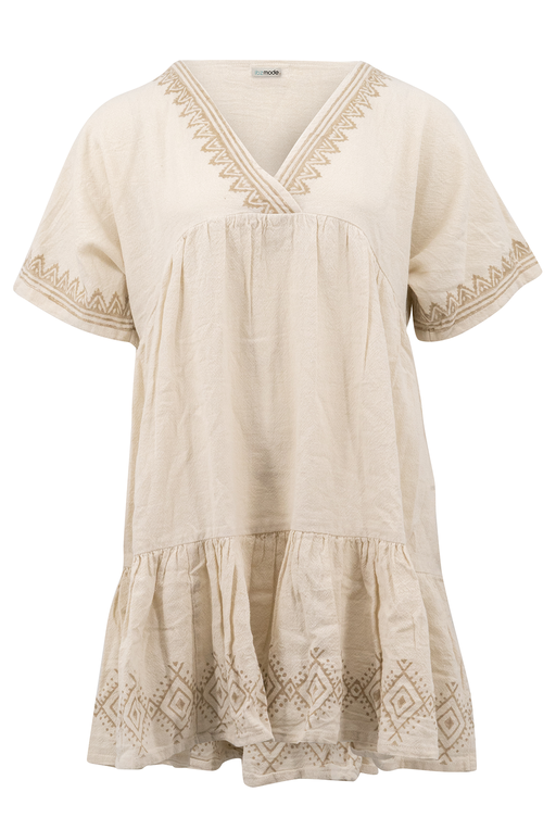 Bohemian dress in ivory from ibzmode, Brands of Ibiza