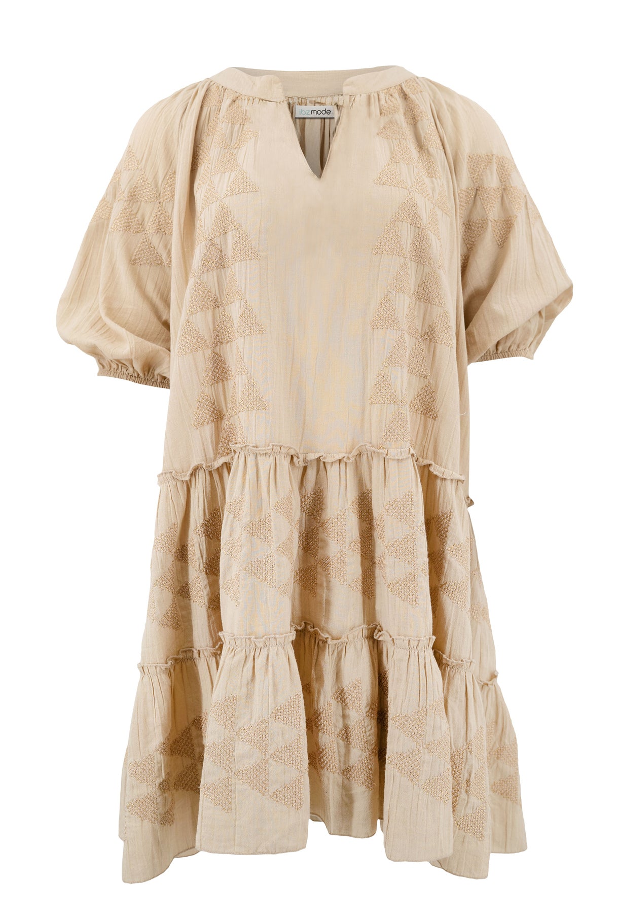 Vêtement bohème couleur sable de la marque ibzmode, Brands of Ibiza