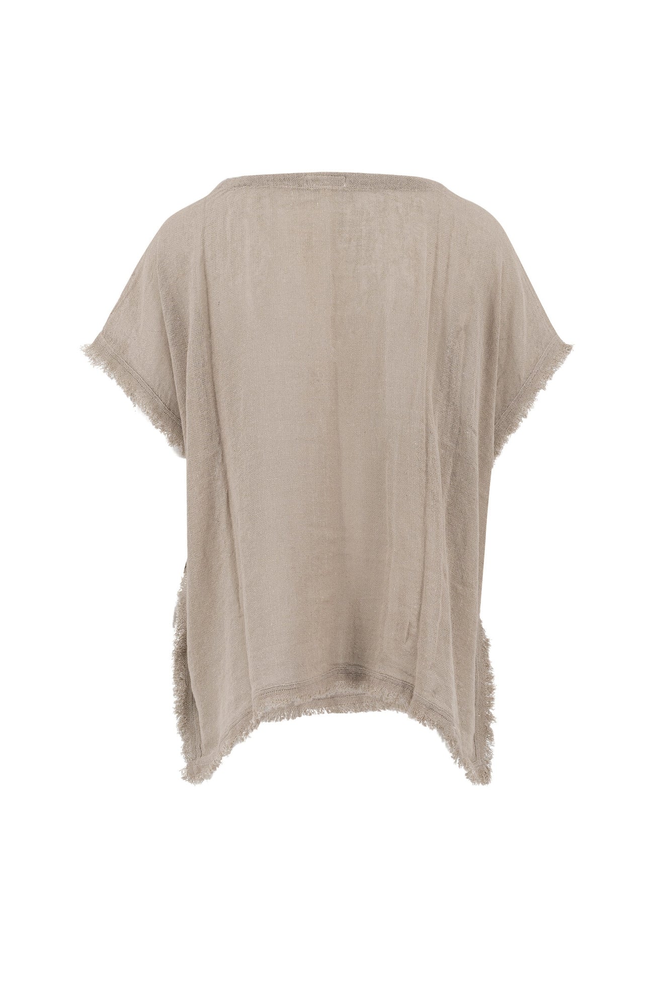 Bohemian top in sand van ibzmode, Brands of Ibiza