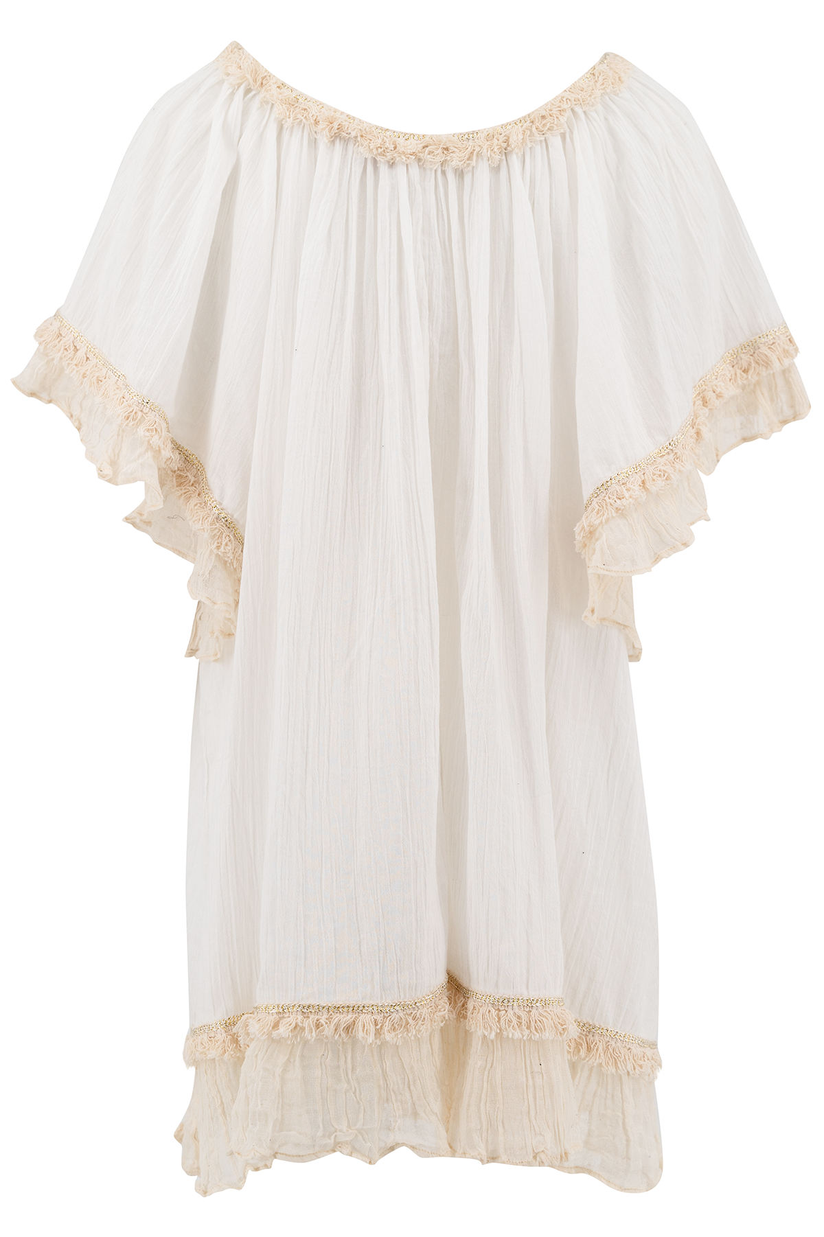 Prenda de estilo bohemio en color blanco de ibzmode, Brands of Ibiza