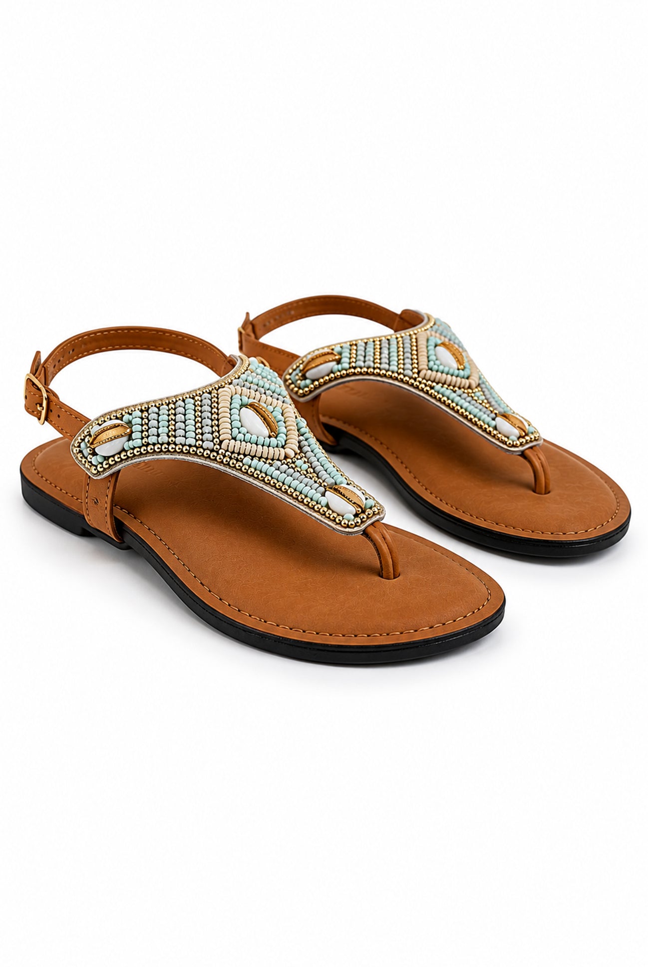 Ibzmode Slipper Ayra Mint bohemian summer slipper