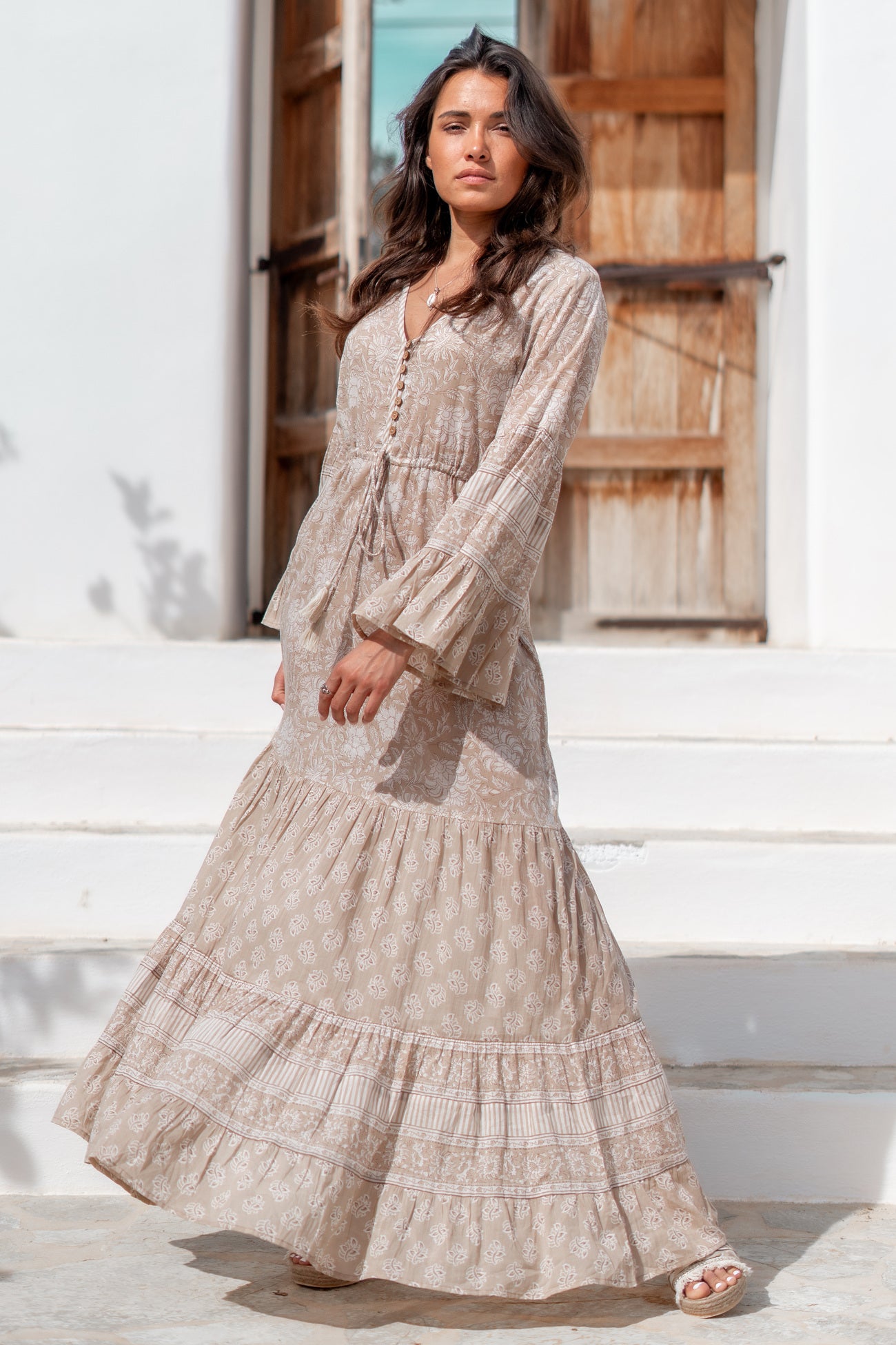 Bohemian jurk in mint van ibzmode, Brands of Ibiza