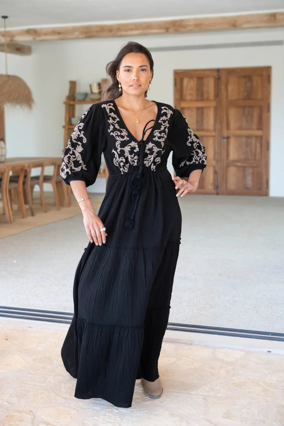 ibiza boho maxi dress LOVE DRESS RED- dream Ibiza boho maxi dress main image 1