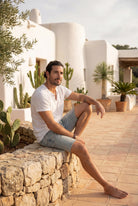 Isla Ibiza men denim short Miguel blue with relaxed fit