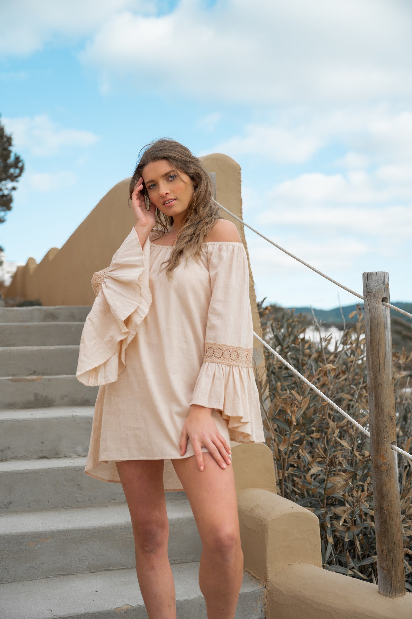 Bohemian item in peach van ibzmode, Brands of Ibiza