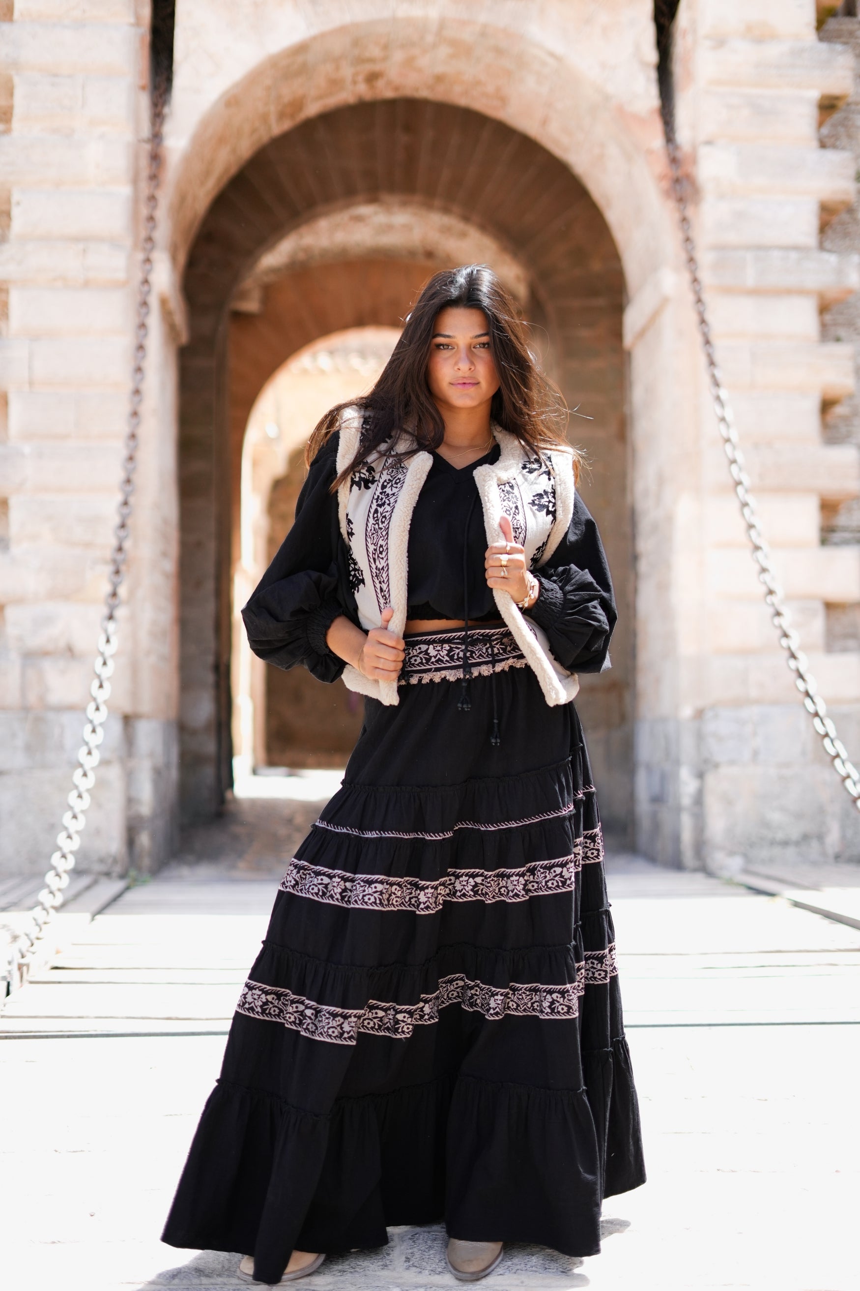 Bohemian item in light taupe van ibzmode, Brands of Ibiza