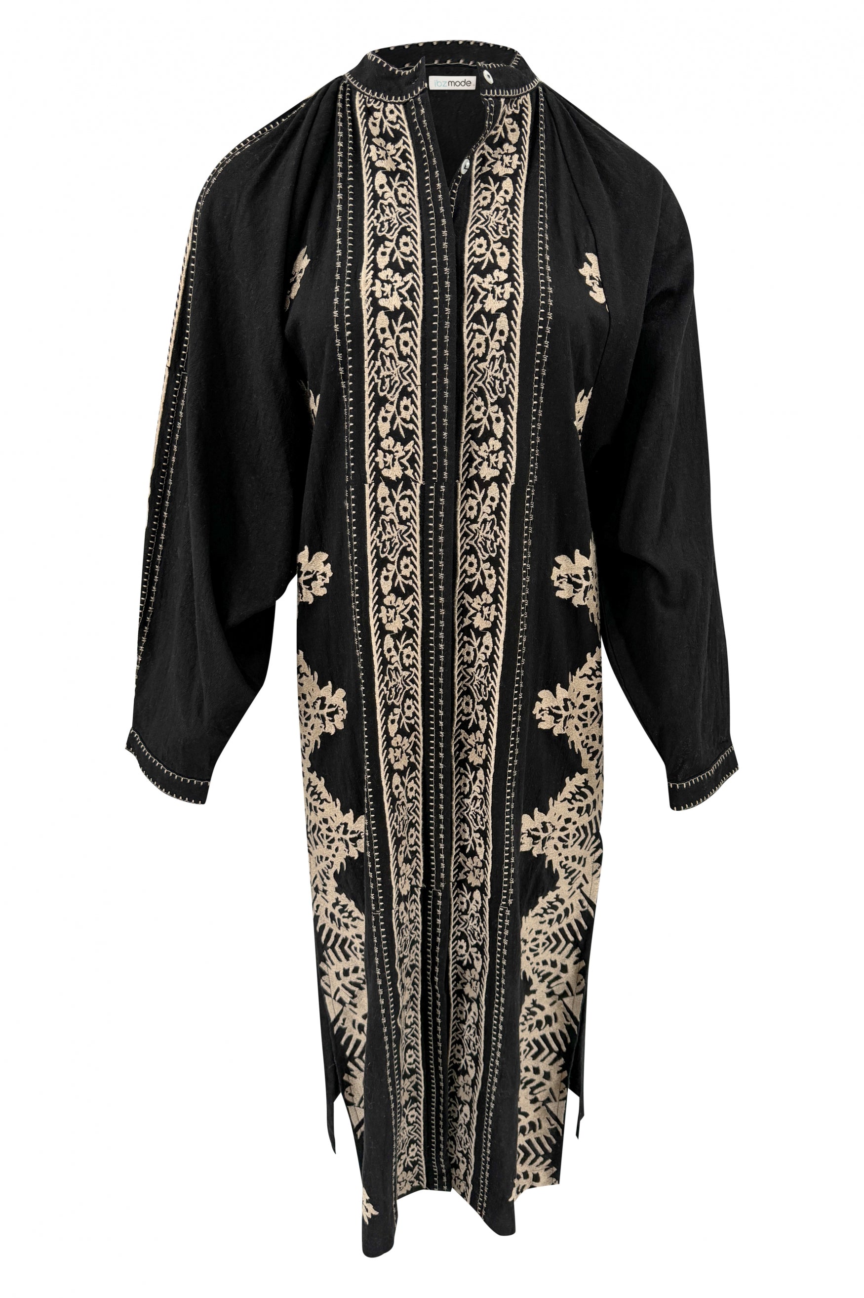 Bohemian jurk in black van ibzmode, Brands of Ibiza