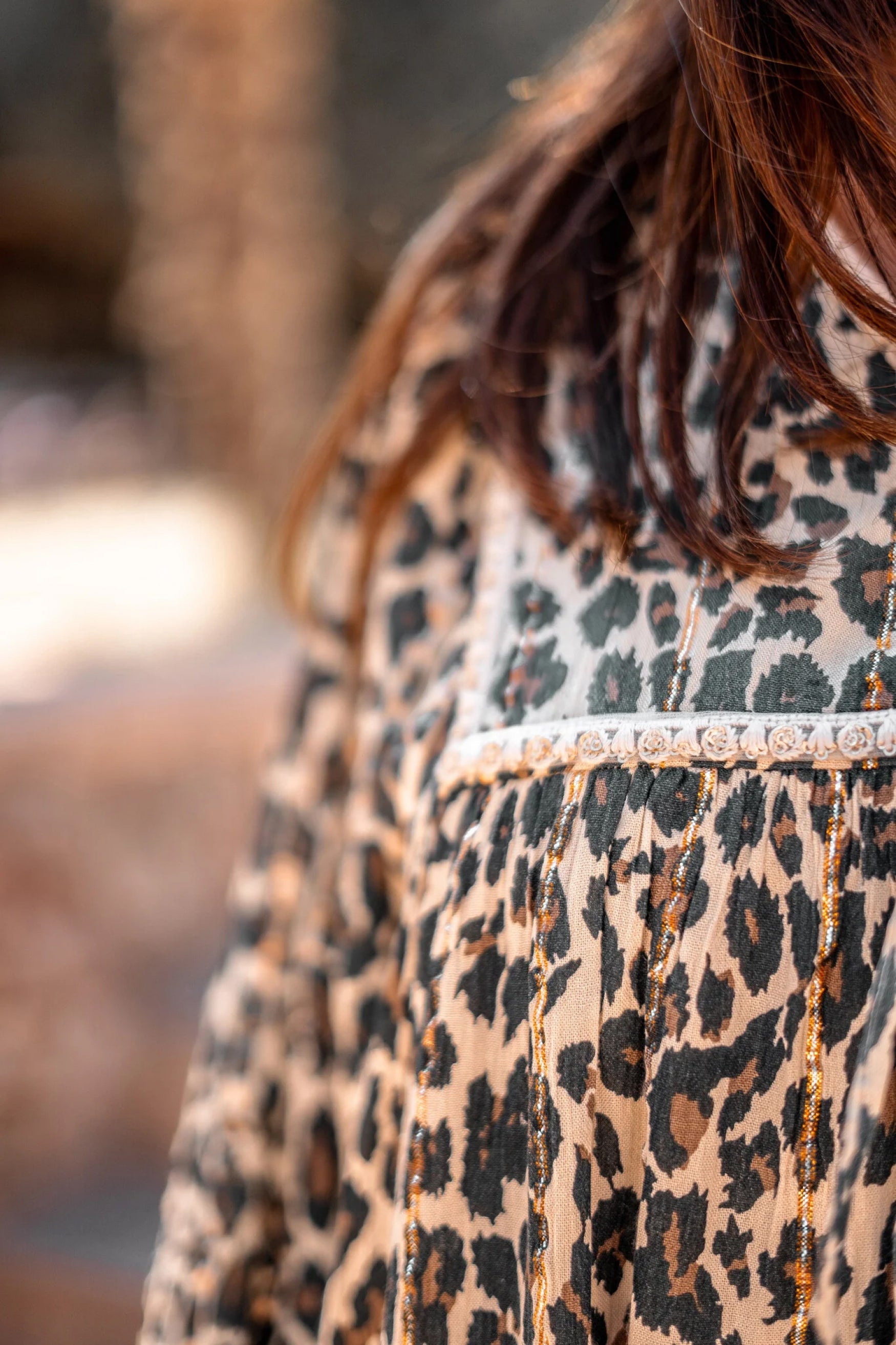 Bohemian jurk in light ecru van ibzmode, Brands of Ibiza