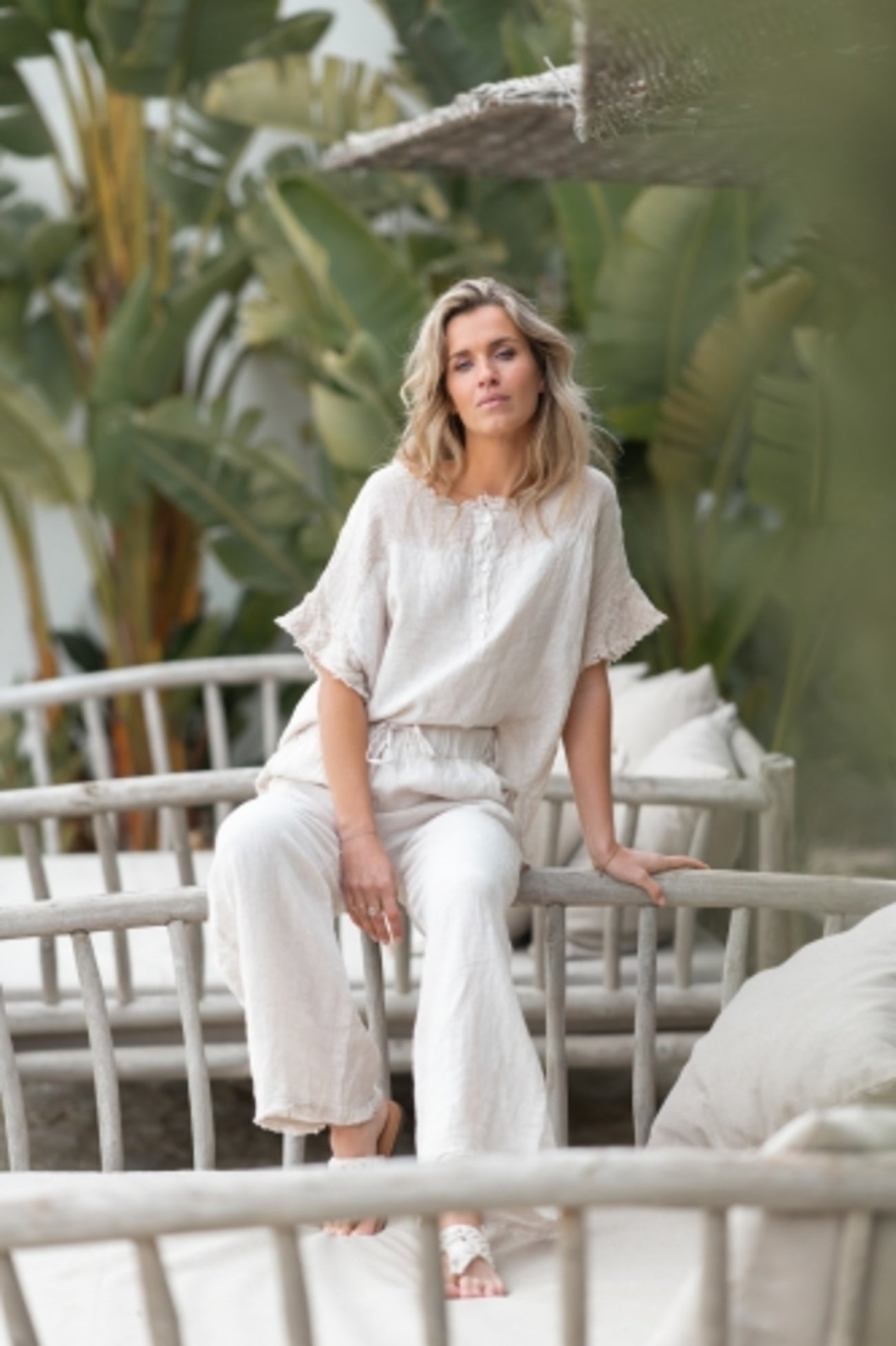 Bohemian item in white van ibzmode, Brands of Ibiza