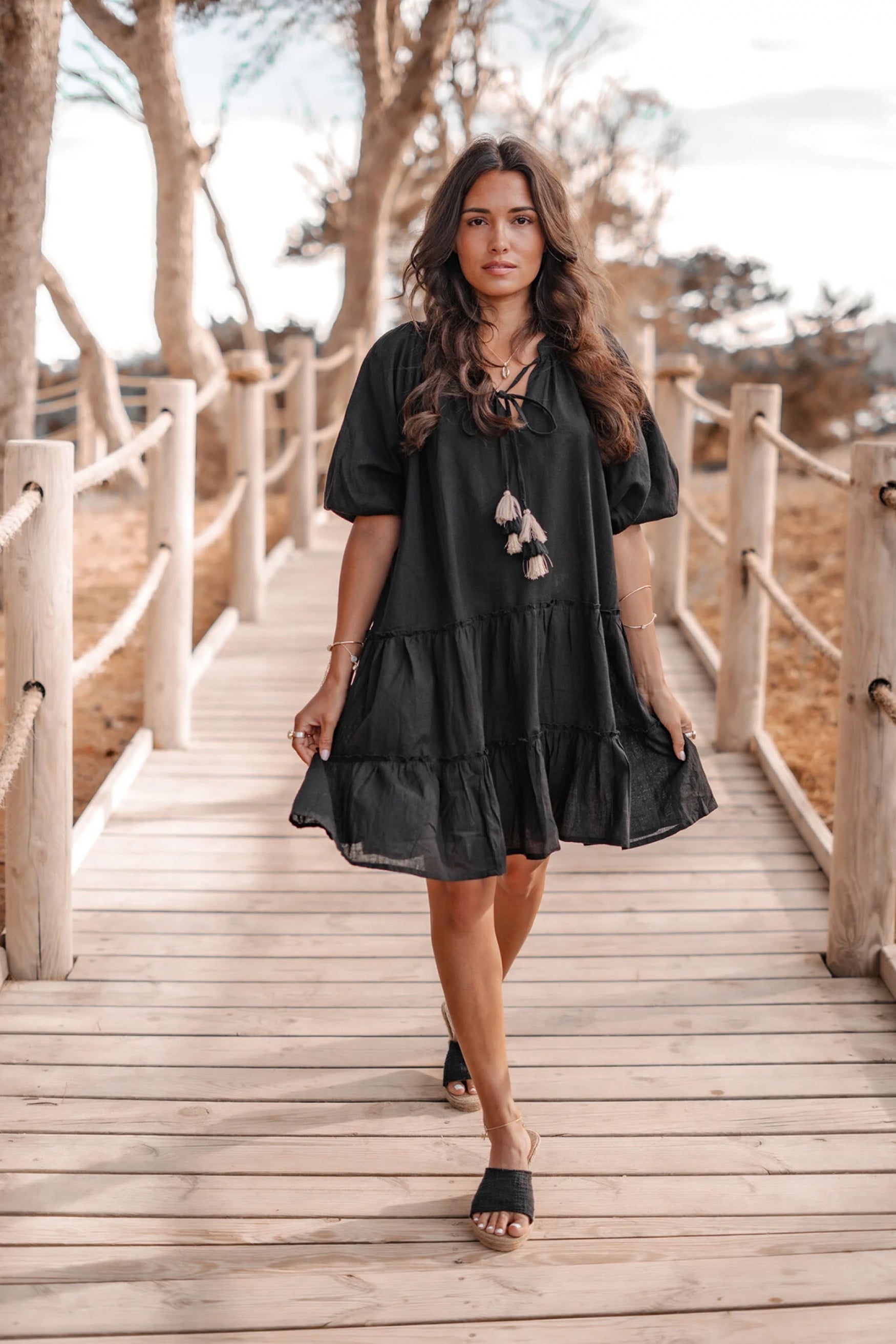 Bohemian item in black van ibzmode, Brands of Ibiza