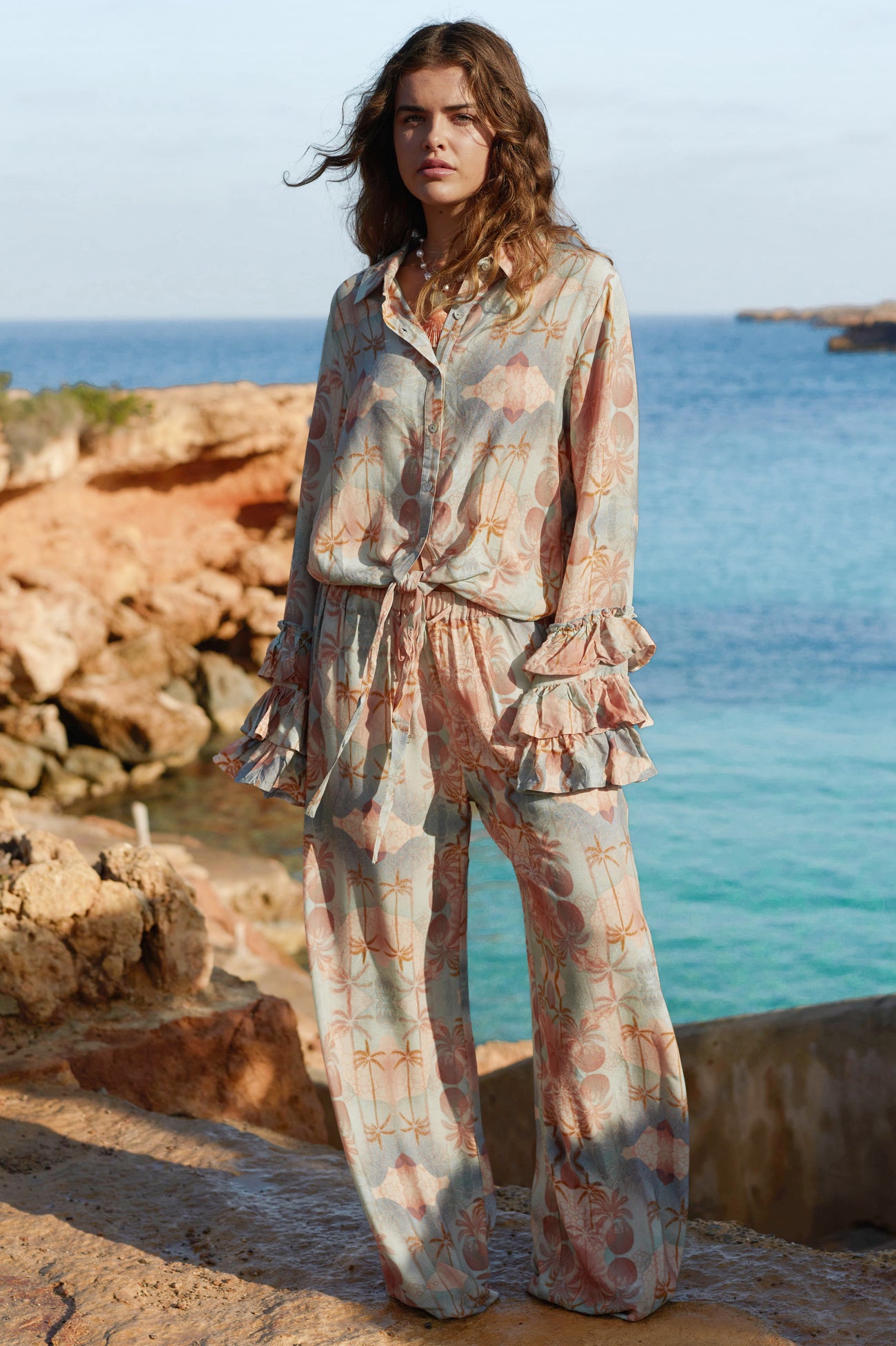 Bohemian broek in print van Isla Ibiza, Brands of Ibiza