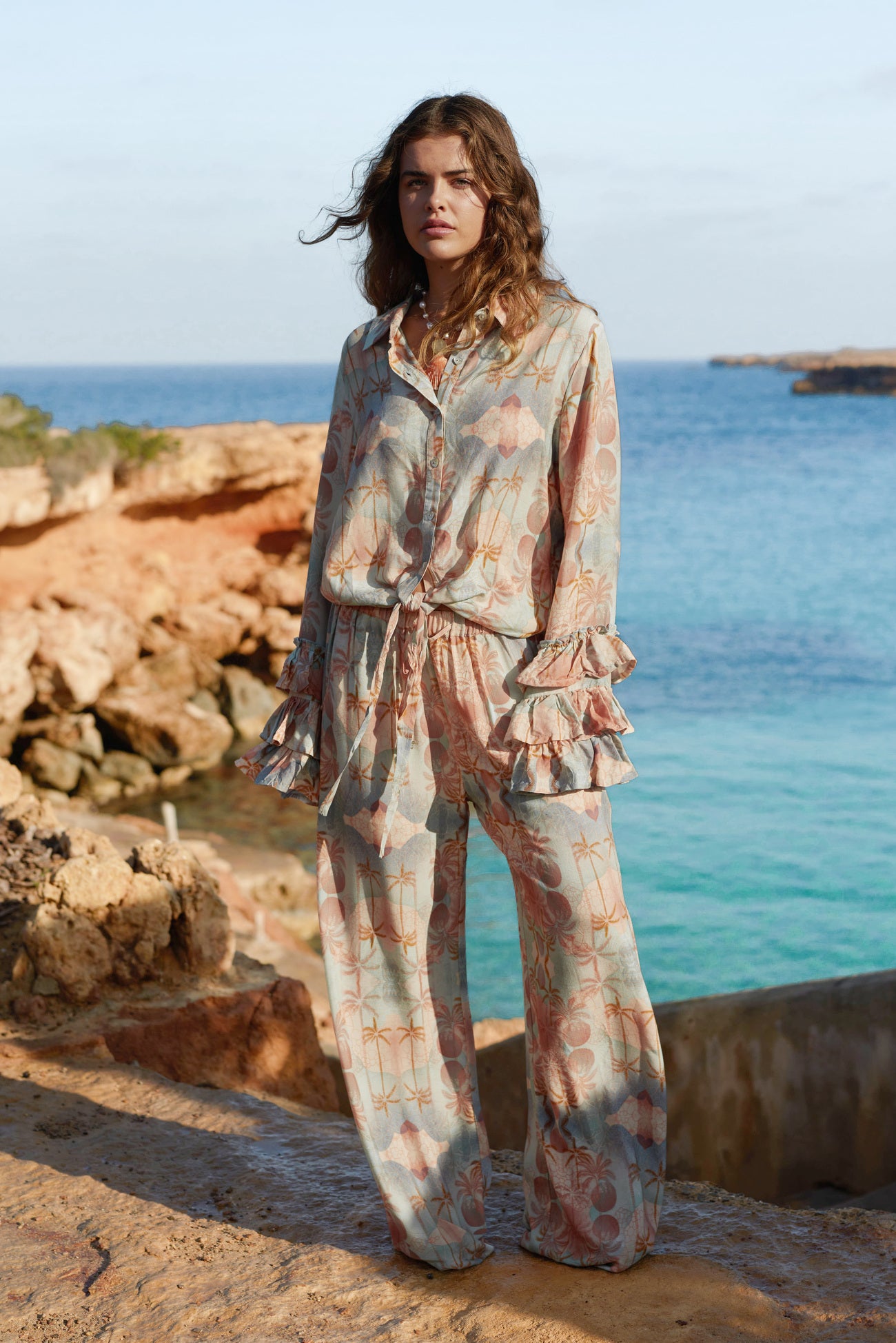 Bohemian broek in print van Isla Ibiza, Brands of Ibiza