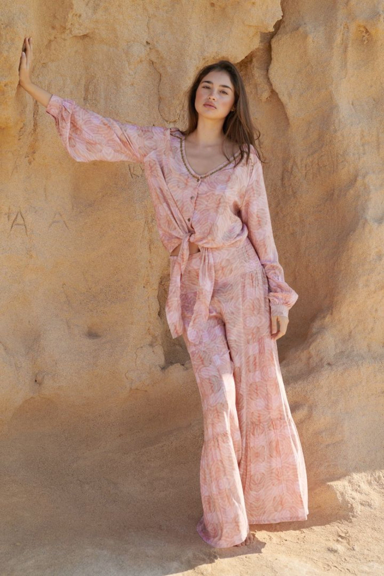 Bohemian broek in print van Isla Ibiza, Brands of Ibiza
