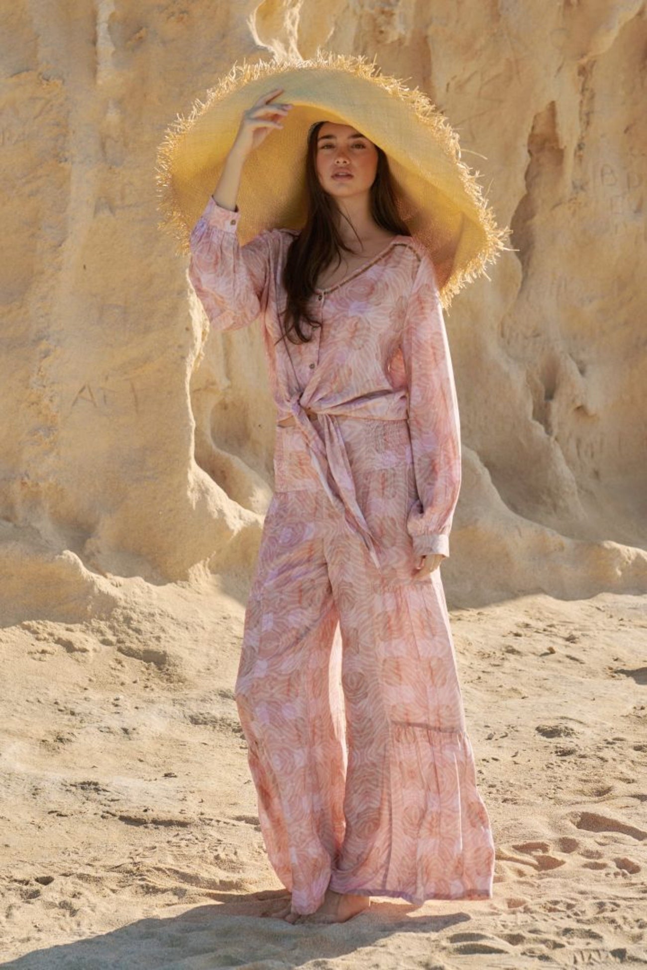 Bohemian blouse in print van Isla Ibiza, Brands of Ibiza