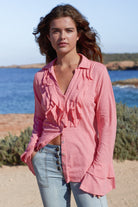 Bohemian blouse in sunrise van Isla Ibiza, Brands of Ibiza