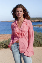 Bohemian blouse in sunrise van Isla Ibiza, Brands of Ibiza