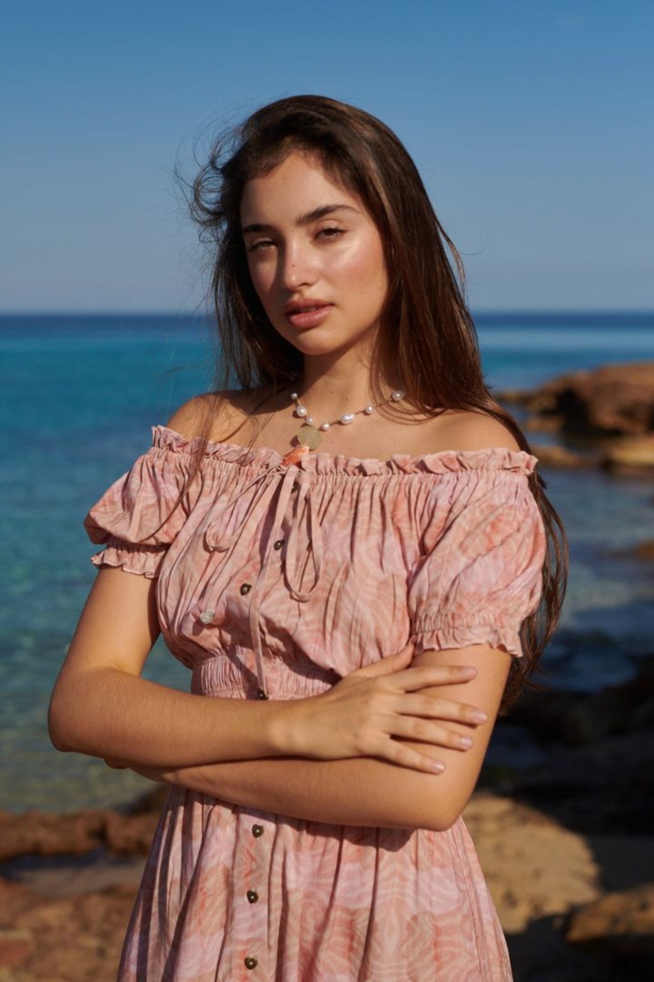 Bohemian jurk in print van Isla Ibiza, Brands of Ibiza