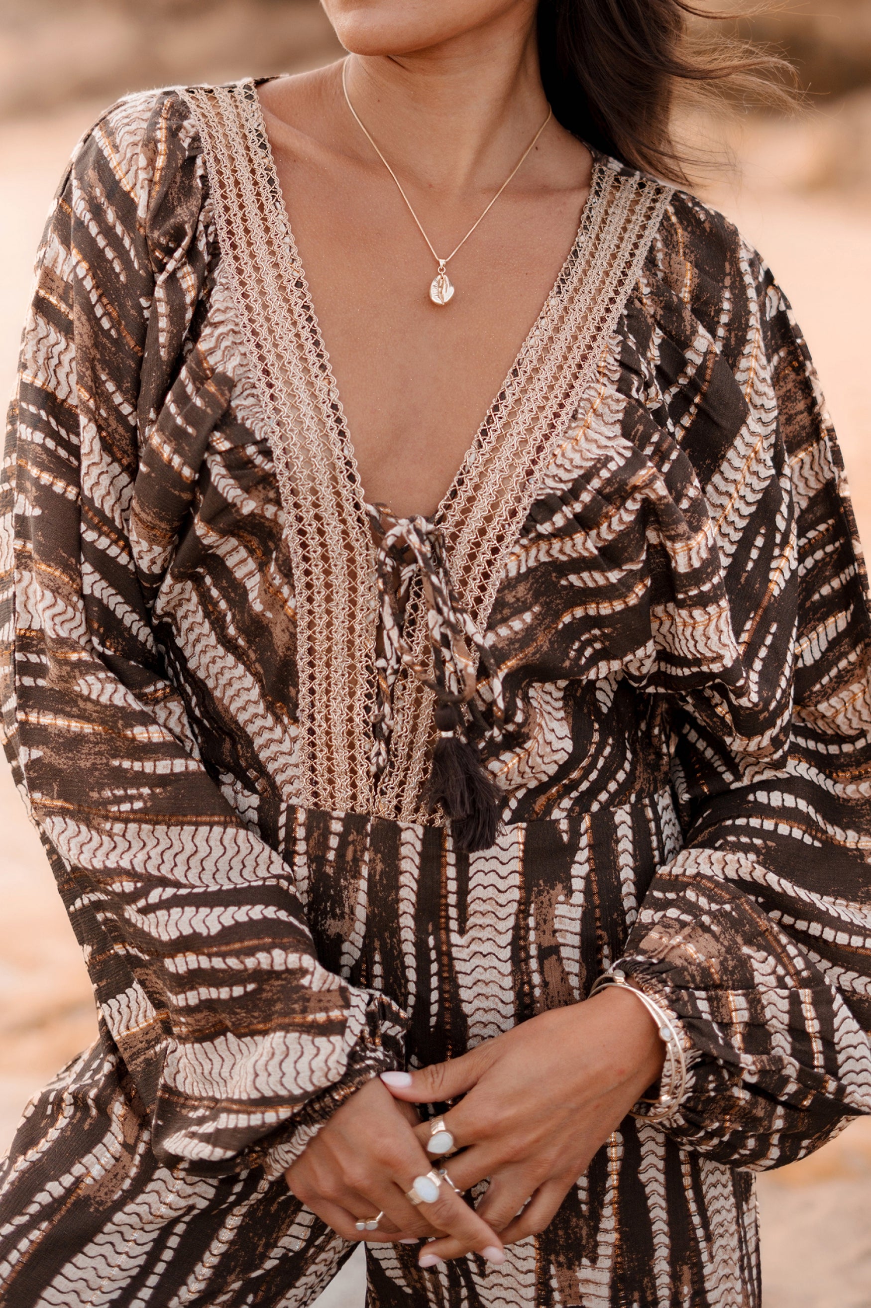 Bohemian item in brown van ibzmode, Brands of Ibiza