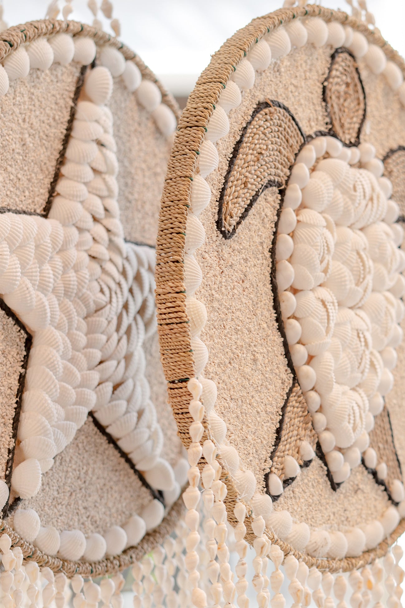Ibzhome Ibiza Star Wall Decor wandhanger met schelpen in bohemian stijl