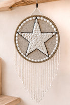 Ibzhome Ibiza Star Wall Decor wandhanger met schelpen in bohemian stijl