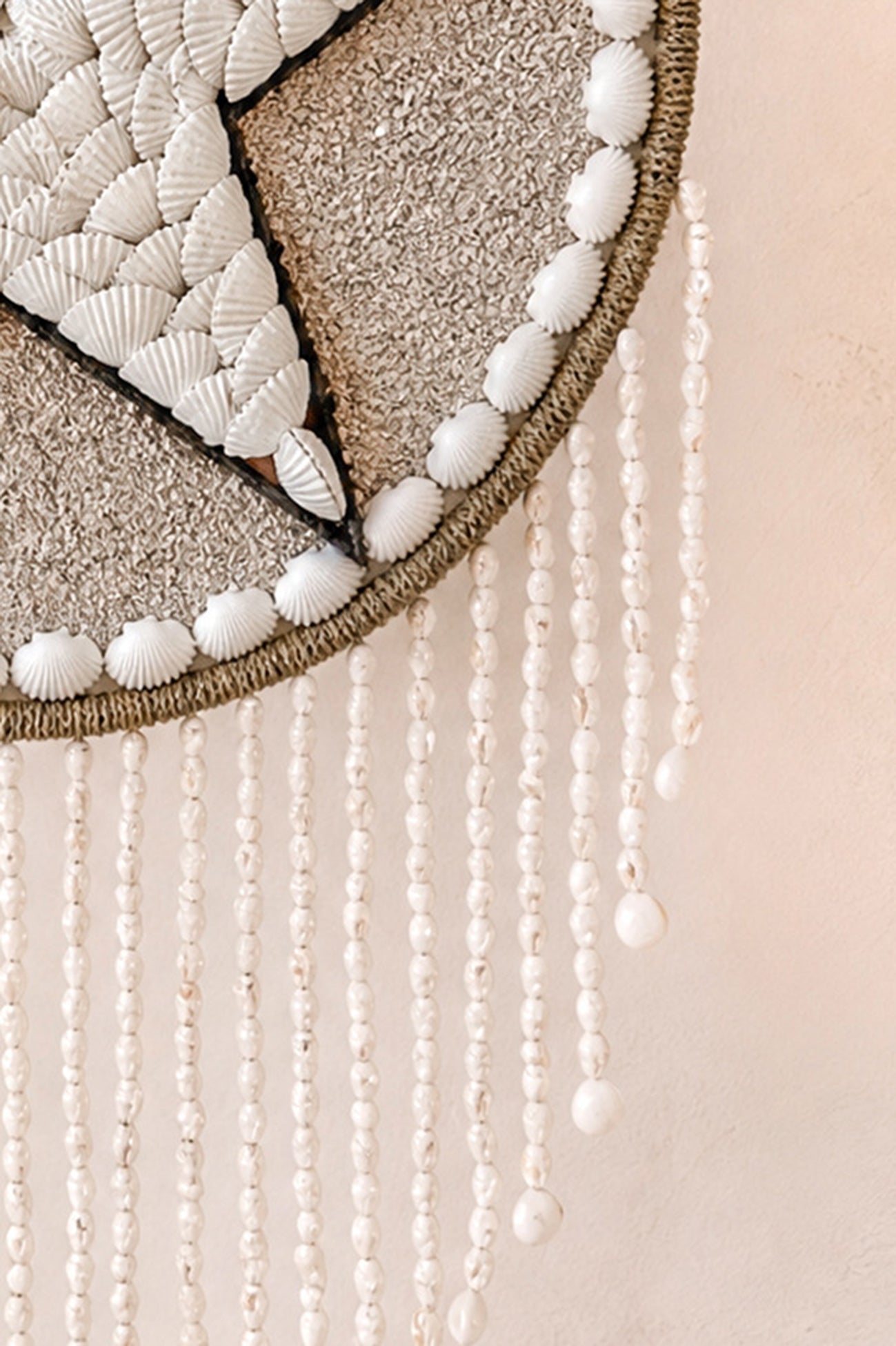 Ibzhome Ibiza Star Wall Decor wandhanger met schelpen in bohemian stijl