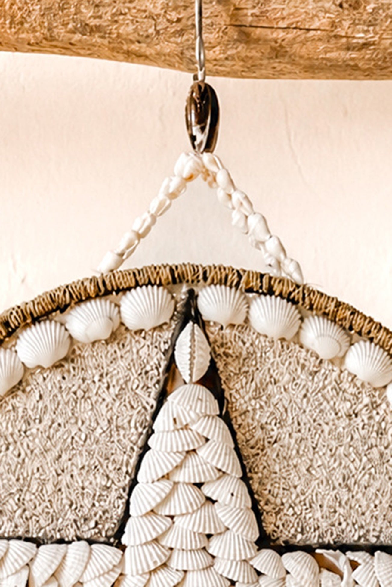 Ibzhome Ibiza Star Wall Decor wandhanger met schelpen in bohemian stijl