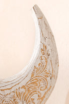 Ibzhome Ibiza Moon Sculpture White decoratief maanbeeld voor bohemian interieur