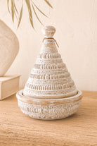 Ibzhome Boho Tajin Box White decoratief houten woonaccessoire