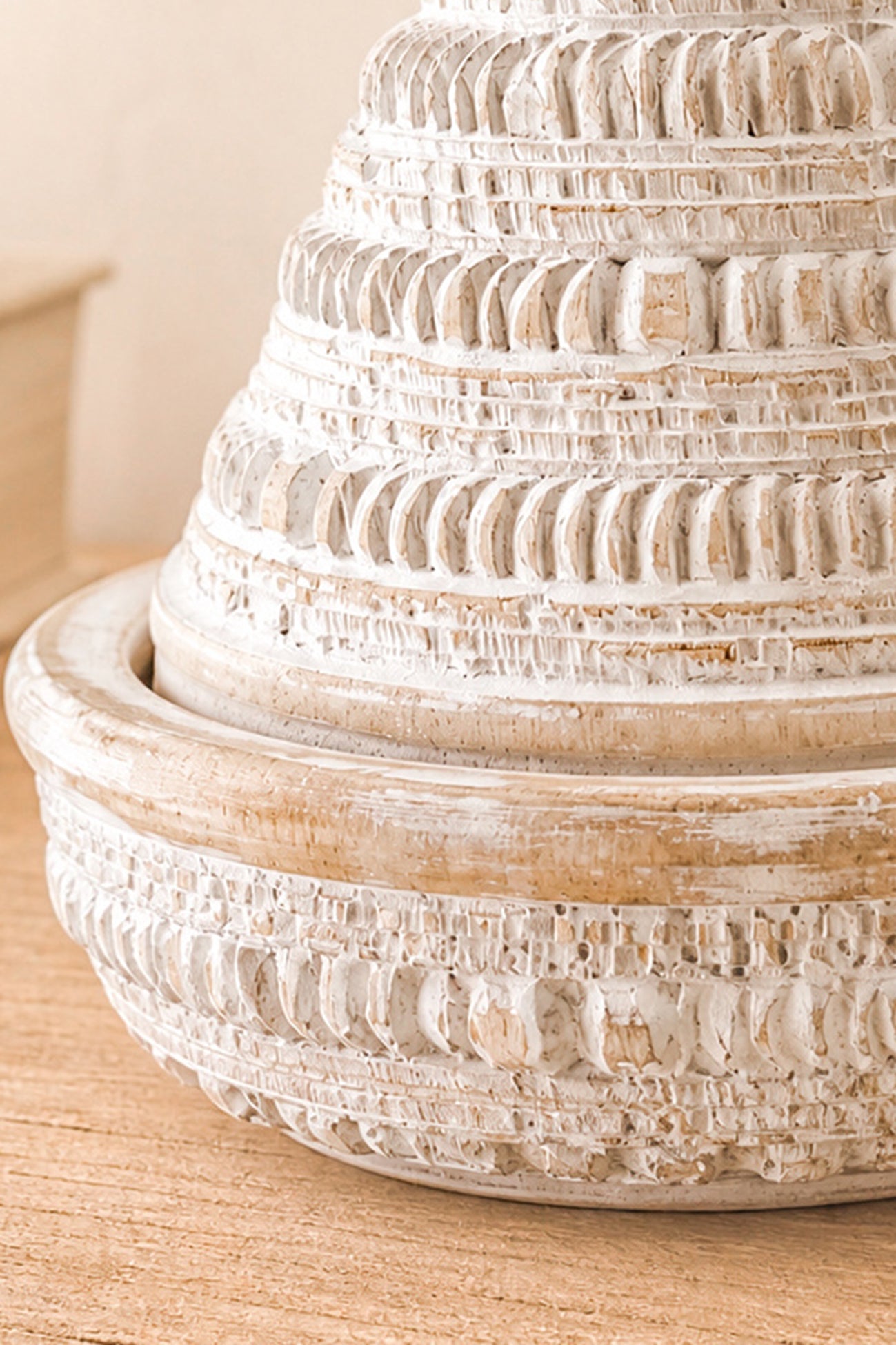 Ibzhome Boho Tajin Box White decoratief houten woonaccessoire
