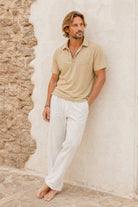 Isla Ibiza Bonita Pants Alejandro White mens summer pants