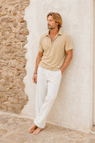 Isla Ibiza Bonita Pants Alejandro White mens summer pants