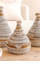 Ibzhome Boho Tajin Box Brown decoratief houten woonaccessoire