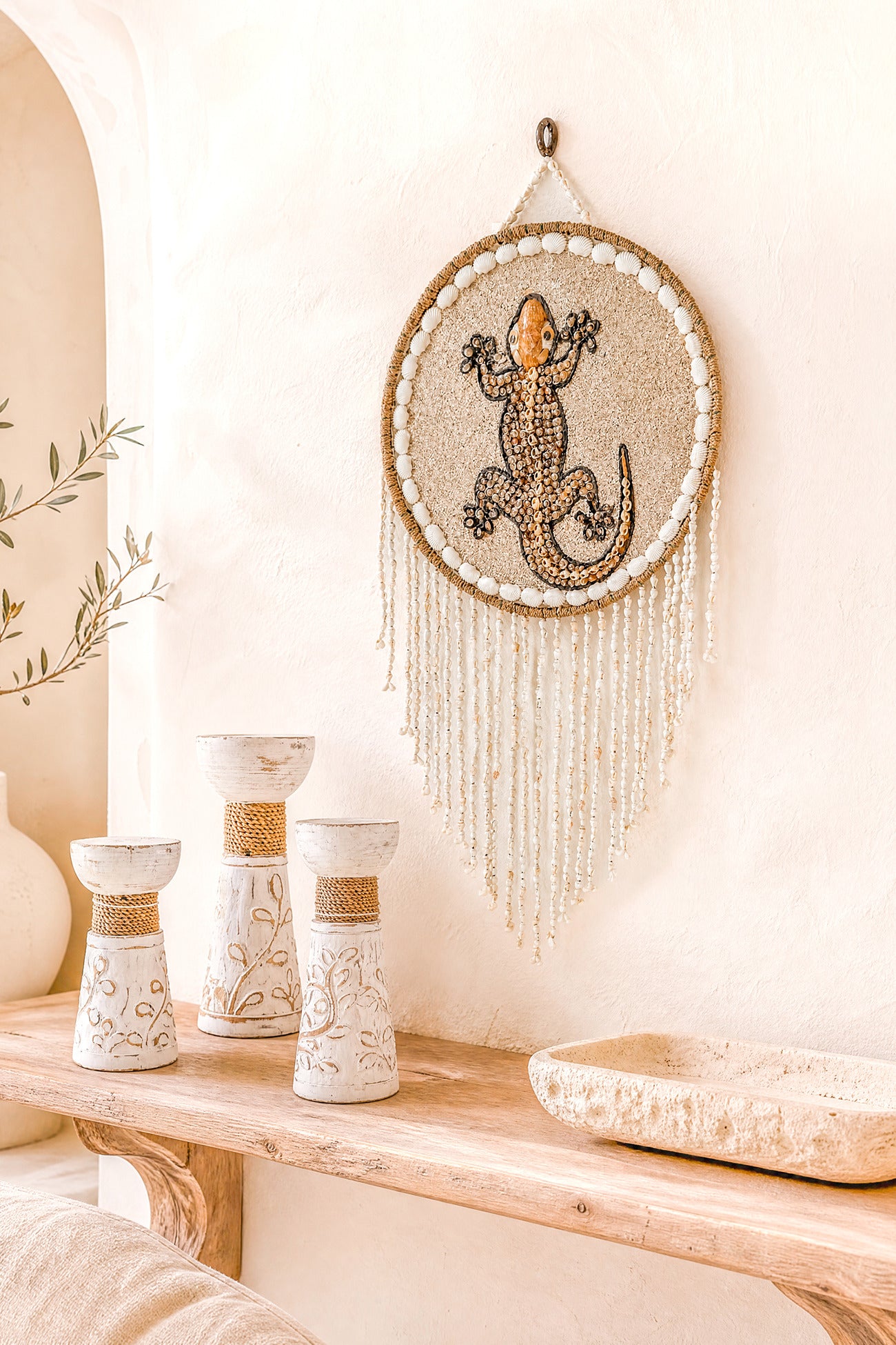 Ibzhome Ibiza Lizard Wall Decor wanddecoratie met hagedis design