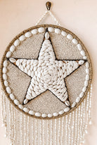 Ibzhome Ibiza Star Wall Decor wandhanger met schelpen in bohemian stijl