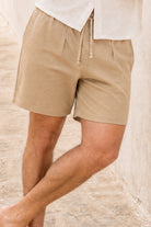 Isla Ibiza Bonita Short Javier Khaki mens summer shorts