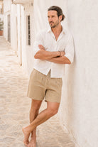 Isla Ibiza Bonita Short Javier Khaki mens summer shorts