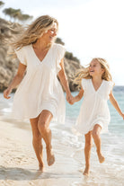 Ibzmode Kids Dress Luni Ivory bohemian girls dress