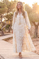 Ibzmode Dress Livana Lumira Ivory bohemian summer dress