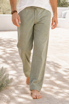 Isla Ibiza Bonita Pants Alejandro Antique Green mens style