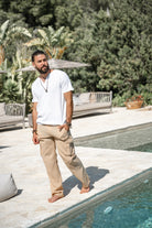 Bohemian broek in sand van ibzmode, Brands of Ibiza