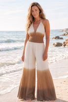 Ibizamode Top Lua Almora Ivory with airy printed look and feminine summer fit