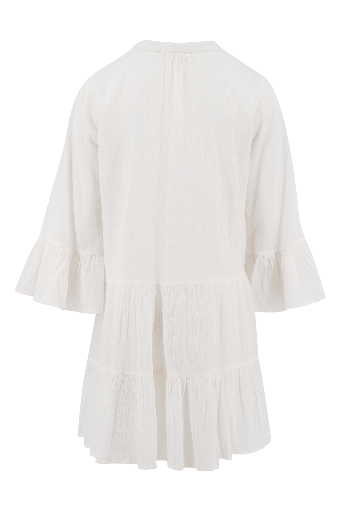 Bohemian jurk in white van ibzmode, Brands of Ibiza