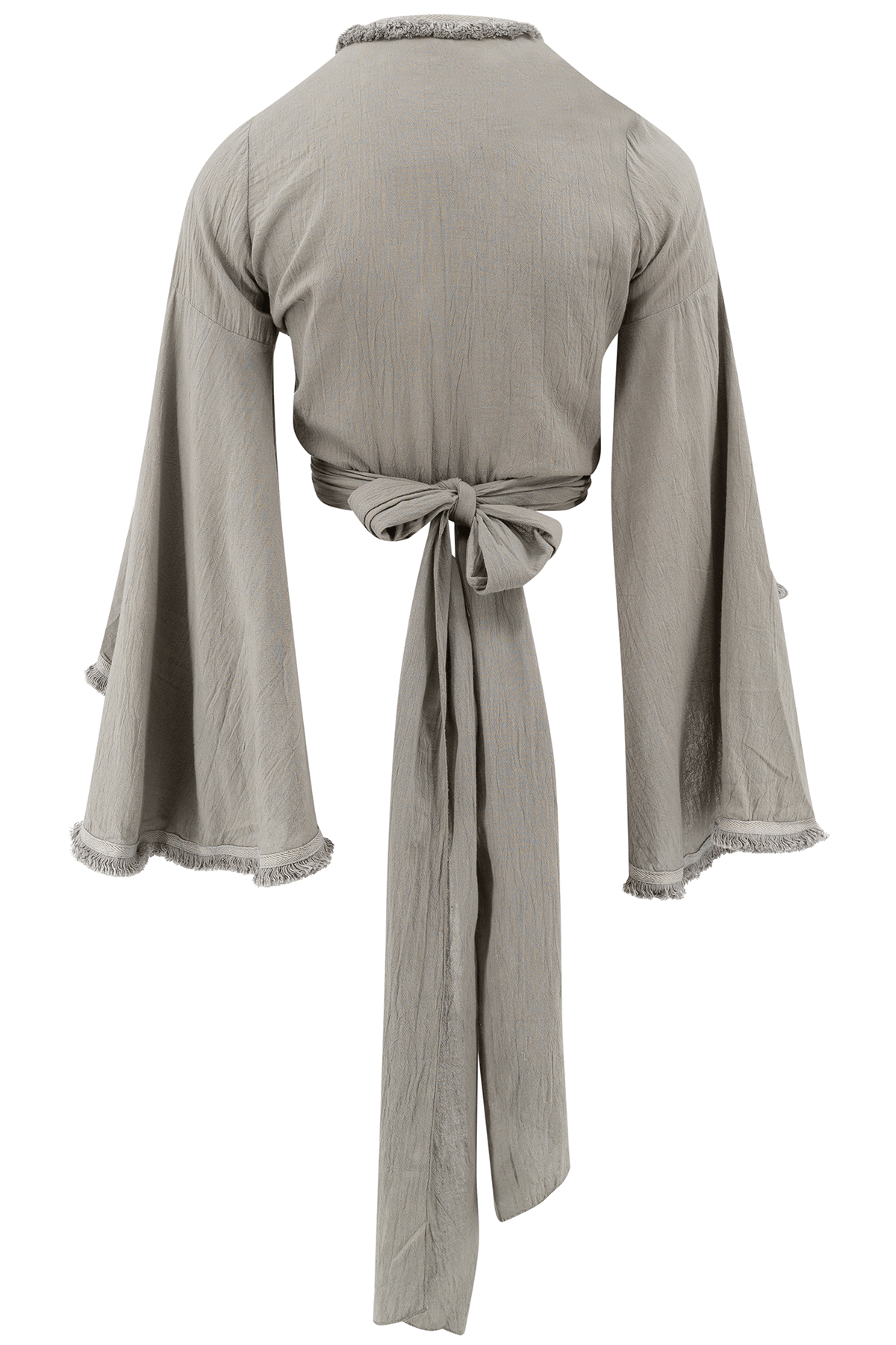 Bohemian top in khaki van ibzmode, Brands of Ibiza