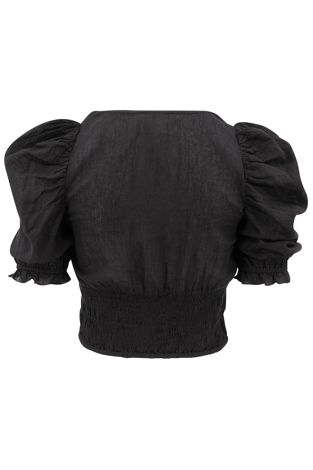 Bohemian top in black van ibzmode, Brands of Ibiza