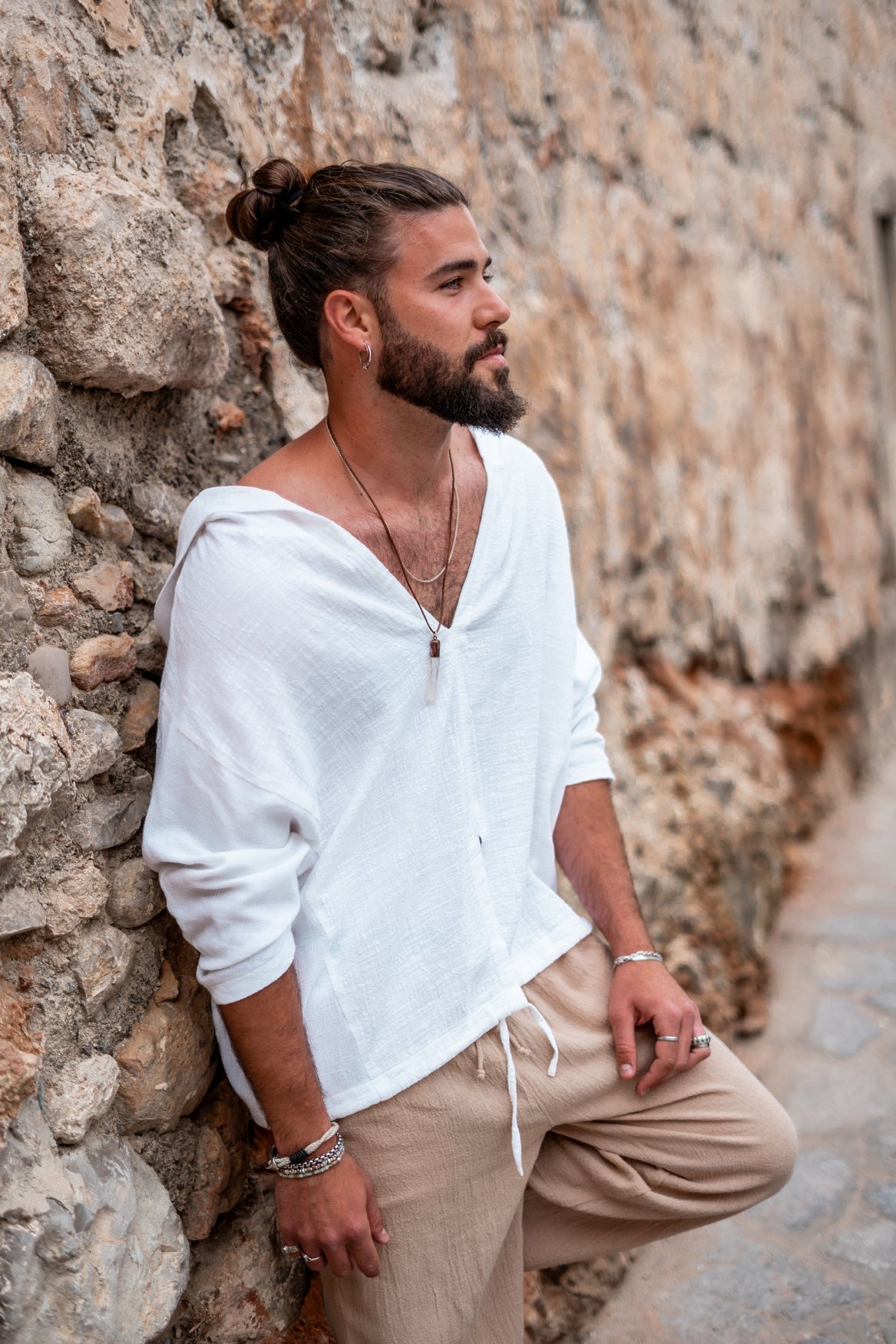 Bohemian item in white van ibzmode, Brands of Ibiza